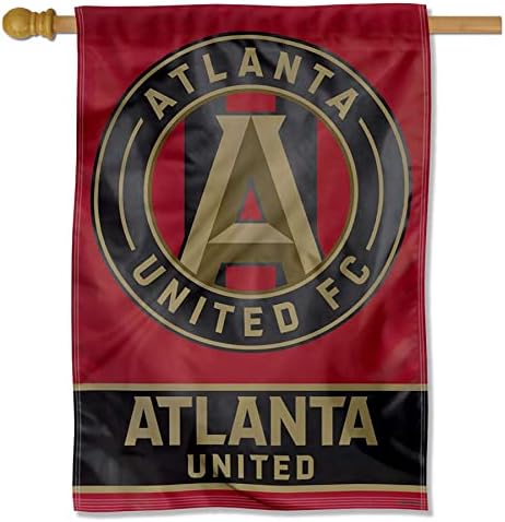 Bandeira e bandeira do Clube de Futebol de Atlanta United