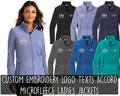 TINGA PLACH MULHERES L151 Bordado personalizado Design seus próprios textos de logotipo Accord Microfleece Jackets