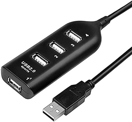 UXZDX 2.0 Multi USB 2.0 Hub Splitter USB Alta velocidade 3 USB LEITOR DE CARTO USB Extender para laptop para PC