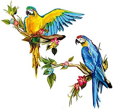 Costurar/ferro no pássaro de papagaio de remendo, apliques bordados Costure o ferro em remendo, o pássaro costure em manchas