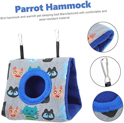 IPETBOOM 5PCS Nest House Parrot Cage Brinqued Hammk