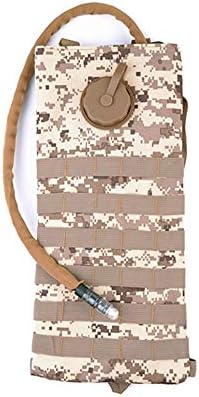 Bolsa de caminhada esportiva ao ar livre Combate tático Combate Camouflage Tactical Molle Water Pack 2.5/3l Hydration Pack