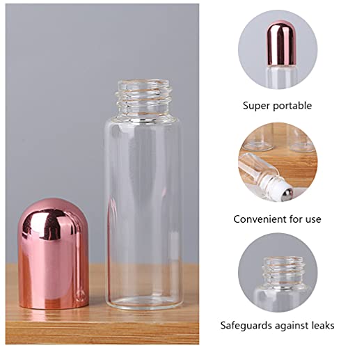 Mobestech Glass Garrafas de Pulverização de Vidro Recipientes de Vidro 10pcs garrafa de perfume vazio portátil fino