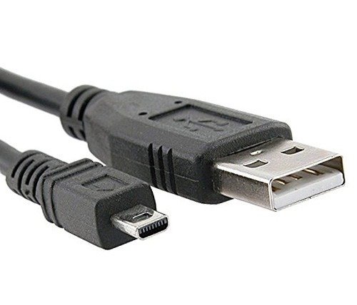 Brendaz USB Cable Mini-B 8 pinos compatíveis com Nikon D3200 D5200 D5000 D5100 D5200 D5500 D7100 D7200 DF e D750 Câmeras, substituição