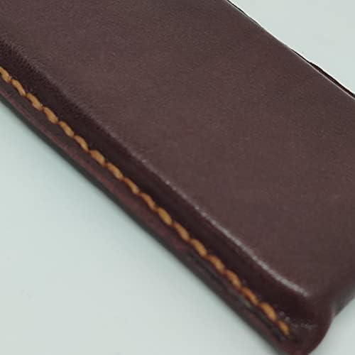 Caixa de bolsa coldre de couro coldsterical para Samsung Galaxy Note20 Ultra, capa de telefone de couro genuíno artesanal, capa de bolsa de couro feita personalizada, coldre de couro macio vertical, estojo de ajuste aconchegante marrom