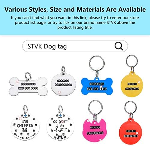 Tag stvk cã [diy] Faça do seu cachorro uma etiqueta de identificação de estimação por si mesmo, tags de identificação personalizada
