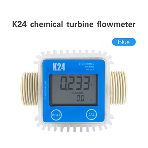 K24 LCD Turbine Digital Diesel Fluxo de combustível Medidor amplamente usado para água química