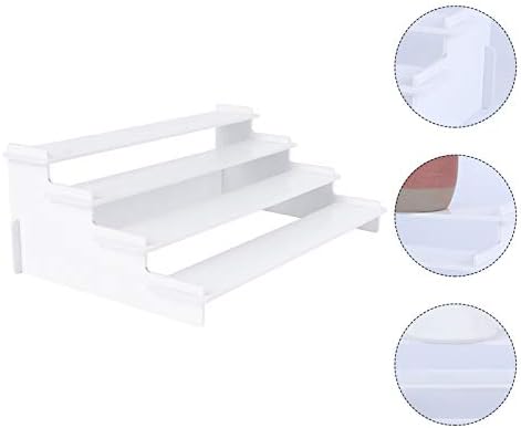 Toyvian Shelf Suporte para suporte de prateleira Cupcake Recipientes de 3 pacote de acrílico Pranda de acrílico Stand