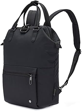 PacSafe CitySafe CX 11L Anti -Roubo Mini Backpack - se encaixa no laptop de 12 , Econyl preto