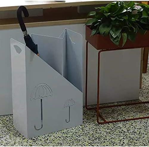 Dmuniz guarda -chuva stand simples suporte para rack de moda metal decoração de escritório home gotey/white