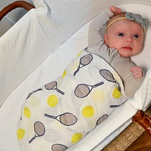 Lollybanks Swaddle Blanket | Algodão de musselina | Recém -nascido neutro e bebê neutro de gênero para meninas