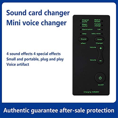 Computador/telefone celular Cartão de som Mini Voice Changer One-Click Voice Changer Game Anchor Recording Voice Changer