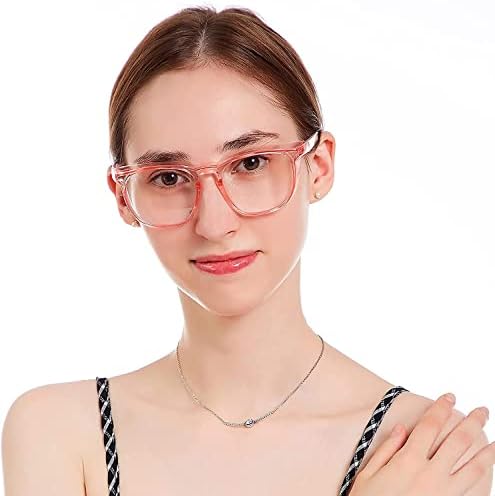 Óculos de segurança elegantes, óculos de proteção anti-riscos anti-fãs claros para homens e mulheres