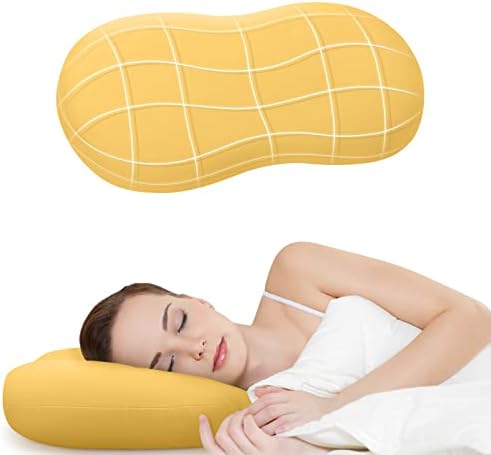 Almofadas de cama de espuma de memória Visenta, pescoço ergonômico e travesseiros cervicais com tampas macias, travesseiros de