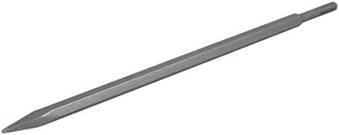 Aexit 13mmx400mm Chrome Ferramenta especial Aço redondo orifício de broca de touro martelo cinza cinza modelo: 81as116qo351