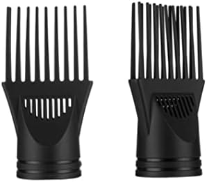 Aeiofu Hair Secer Difusor Acessório de secador de cabelo Profissional Universal Hairdressing Wind Blow Cover pente de pente bico preto.