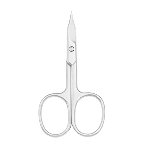 MOTANAR PROFISSIONAL HIPOALERGÉNICO SIVER SILLECIMENTO Manicure de unhas e cutículas e pedicure Sharp Curved Curved Cutting Scissors.