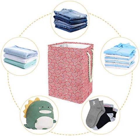 19.3 cesto de lavanderia livre cesto sujo cesto dobrável para o escritório de apartamentos da Universidade de Nurservios レッド レッド