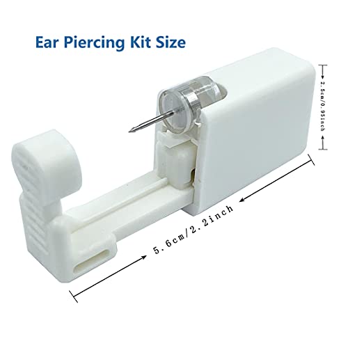 Kit de piercing na orelha - 4 embalagem pistola de piercing self self orar piercing pistol kit de segurança kit de pistola de piercing de orelha ferramenta