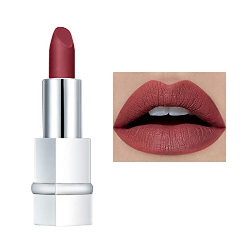 Xiahium escondendo -se atrás do batom Lipstick Lipsk Impermea Lip Lip Gloss de alto impacto Lipcolor com fórmula
