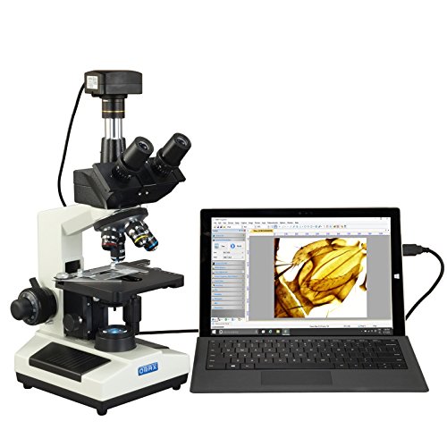 OMAX-M837ZL-C180U3 40X-2500X USB 3.0 Super velocidade 18MP Composto digital TRINOCULAR LAB LAB Microscópio biológico