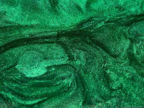 Pigmentos de pó metálicos globmarbros para epóxi, 3D, pigmentos reflexivos para piso de epóxi. 16 oz atlantis verde