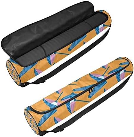 Bolsa de tapete de ioga ratgdn, guarda-chuva japonês portador de ioga transportadora de tape