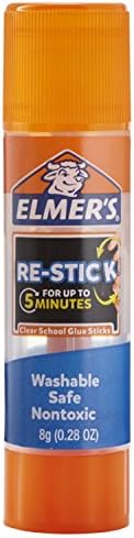 Elmer Re-basting School Glue Sticks, 0,28 onças, 30 contagem