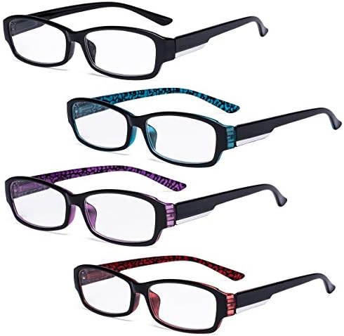 Óculos de leitura para os olhos - óculos elegantes do leitor para mulheres lendo +3,00