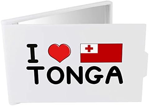 Azeeda 'I Love Tonga' Compact/Travel/Pocket Makeup Mirror