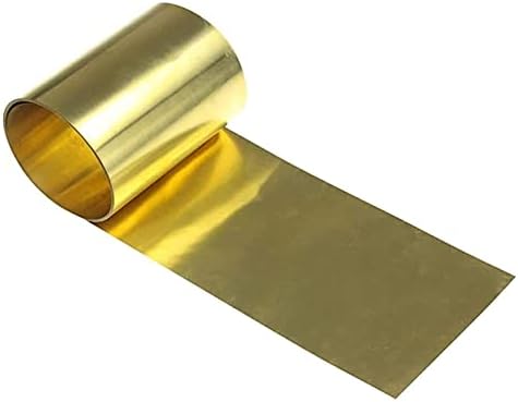 Folha de cobre Nianxinn Folha H62 Folha de latão Metal Metal fino Placa de papel calente Materiais domésticos da indústria de espessura