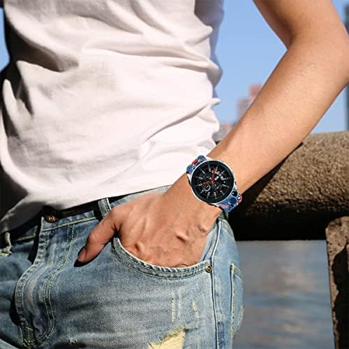 Sjiangqiao Stitch Band compatível com Samsung Galaxy Watch 5/relógio 42mm/galáxia Relógio 3 41mm/relógio 4 40mm 44mm/ativo