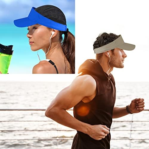 Chapéu de viseira de golfe com Gear Plain para homens e mulheres - Sun Visors Hats adequados para tênis e outros esportes