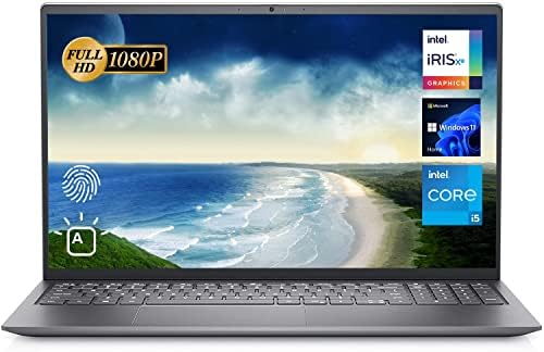 Dell mais novo Laptop Premium Inspiron 5510, exibição de 15,6 FHD, Intel Core i5-11300H, Intel Iris XE Graphics, Ram de