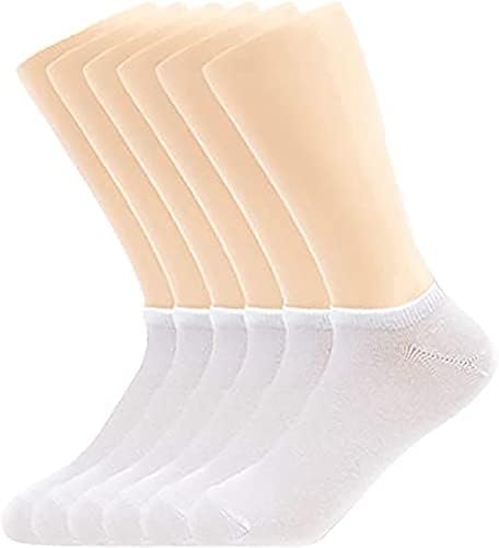 VERACCO UNISSISEX Algodão macio fino de baixo corte confortável meias de tornozelo que ficam acordadas para mulheres