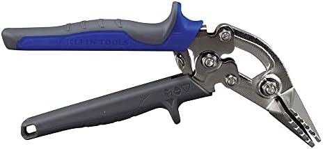 Klein Tools 86524 Hand Seamer, Offset Metal Seamer tem mandíbula de 3 polegadas, dobras de 22 bitola aço e 24 bitola inoxidável