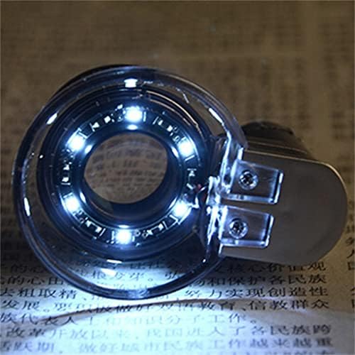 Ligma iluminada XBWei com lupa ajustável de vidro de inspeção de lentes de bolso de zoom de 20x de 20x