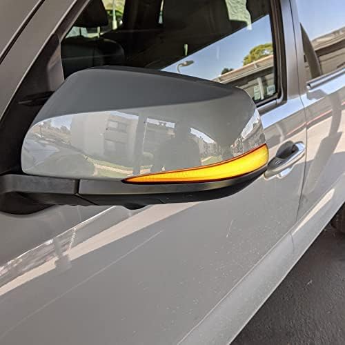 LED Dynmaic Side Mirror Blinker para -2022 Tacoma, 2019-2022 RAV4, 2020 UP Highlander Sequencial Side Marker Lights Luzes Turn
