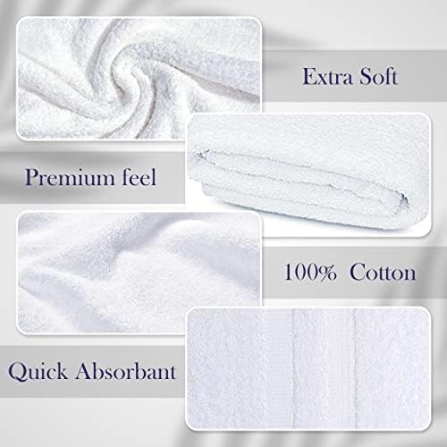 Têxteis de ouro 4 pacote de algodão premium folhas de banho de luxo toalha perfeita para piscina e ginásio anel de algodão