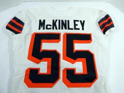 2021 Cleveland Browns Takkarist McKinley #55 Jogo emitido