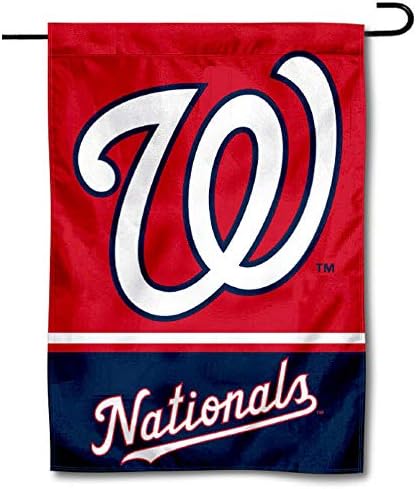 Washington Nationals Bandeira do jardim de dupla face