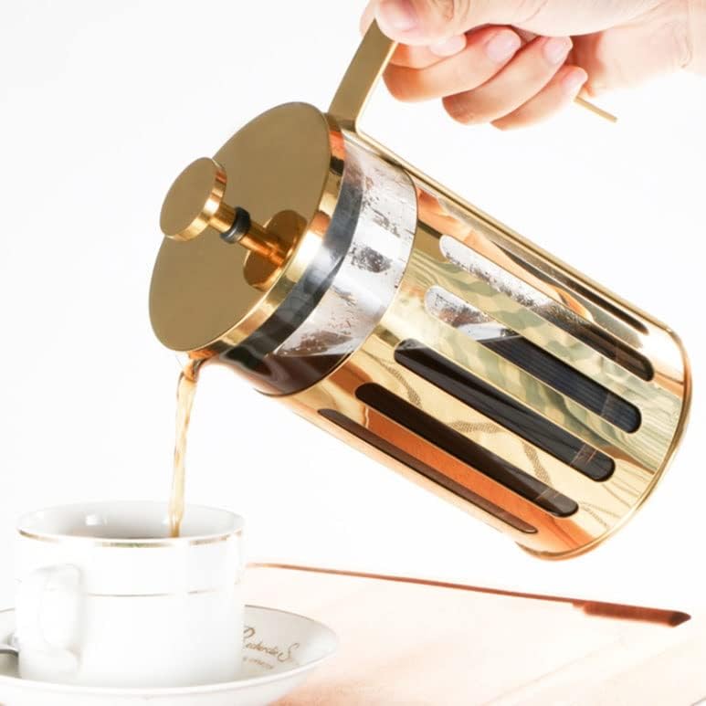 Cafeteira FSYSM, cafeteira de cafeteira de vidro inoxidável para café turco para café em casa fazendo chá
