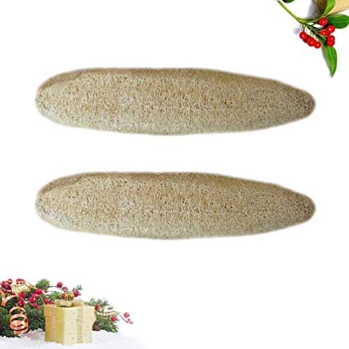 Doitool 2 PCs Buckes de cozinha esponjas naturais esponjas de prato natural lavrar lavagem orgânica arruela vegetal de frutas esfoliante