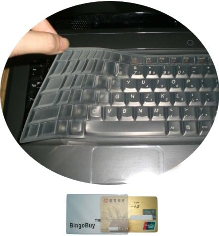 BingoBuy Clear Silicone Keyboard Protector Skin Cover for ASUS A53E D550MA F552LDV F751LDV G550JK G53SW G53JW G53SX GL551JM GL551JK