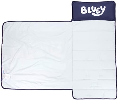 Jay Franco Bluey Sleepy Time Time Nap-Almofado embutido e cobertor-Super Microfiber Kids '/criança/cama infantil, idades de 3 a 7
