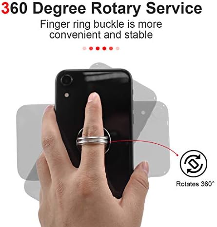 Rungli Celular Ring Porta, 3 em 1 Stand para o anel de telefone universal, suporte para telefone para garra para iPhone,