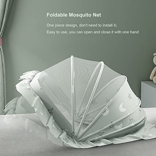 HXXYILOK Baby Mosquito Bed Bed Tent Crianças Tampa de berço portátil Criba -berço Bernco dobrável Bernco dobrável