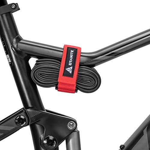 Granite RockBand MTB Frame Carrier de quadro para tubos internos e kit de ferramentas de bicicleta, solução de armazenamento de bicicleta para conectar equipamentos extras em sua bicicleta de montanha, bicicleta BMX, bicicleta de estrada e bicicleta de cascalho