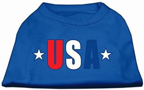 Mirage Pet Products EUA camisa estampada em estrela, grande, azul