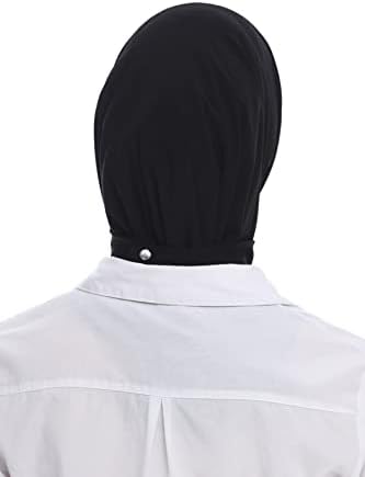 Marwa Moda Hijab muçulmana para mulheres - lenços de hijab de qualidade premium para mulheres compostas por de poliéster estressável